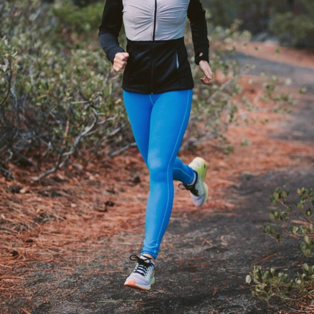 COPY - Albion fit blue compression full length leggings